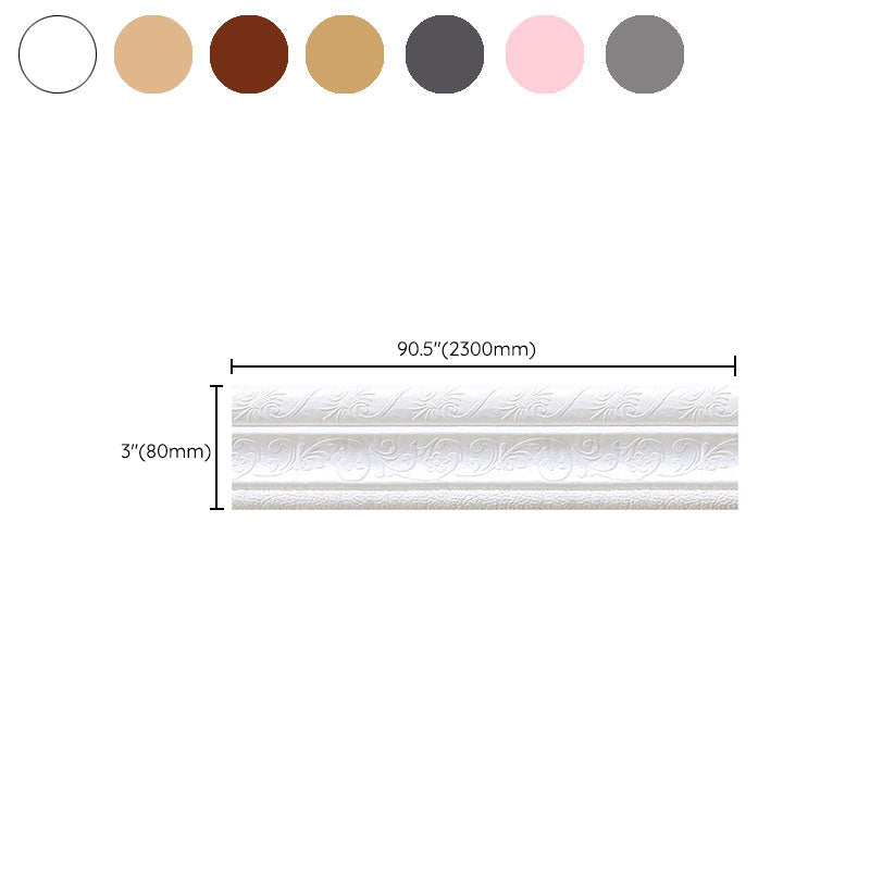 Lisslune | Mosaic Tiles Peel & Stick Tile PVC Kitchen Waterproof Skirting Board Peel and Stick Wall Tile