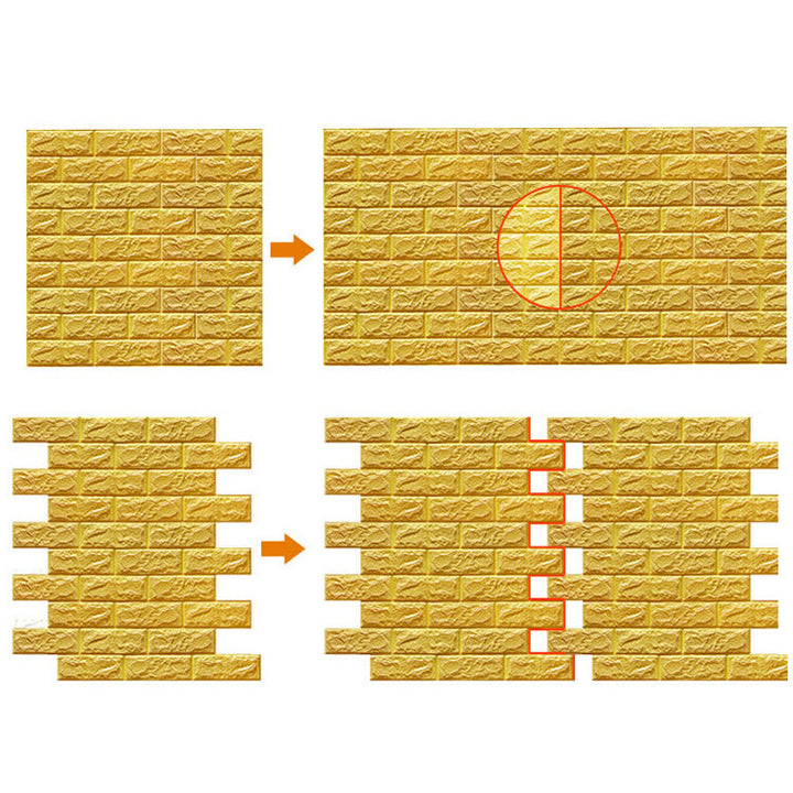 Lisslune | Peel and Stick Tile Plastic Rectangular Subway Tile Kitchen and Bathroom
