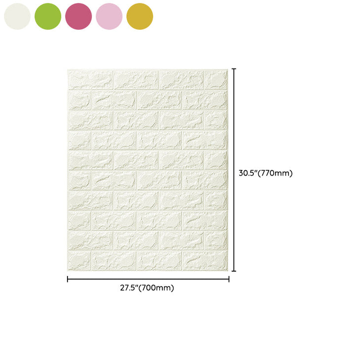 Lisslune | Peel and Stick Tile Plastic Rectangular Subway Tile Kitchen and Bathroom