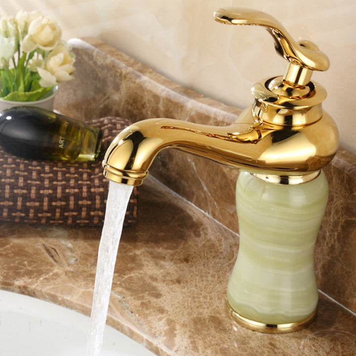 Lisslune | Luxury Vessel Faucet Lever Handle Low Arc Vessel Sink Bathroom Faucet