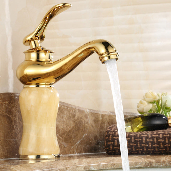 Lisslune | Luxury Vessel Faucet Lever Handle Low Arc Vessel Sink Bathroom Faucet