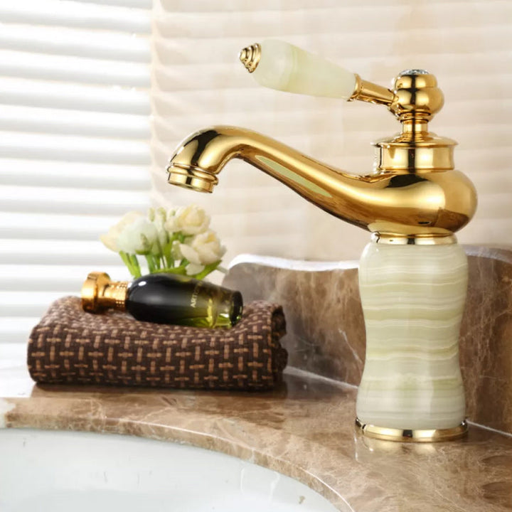 Lisslune | Luxury Vessel Faucet Lever Handle Low Arc Vessel Sink Bathroom Faucet
