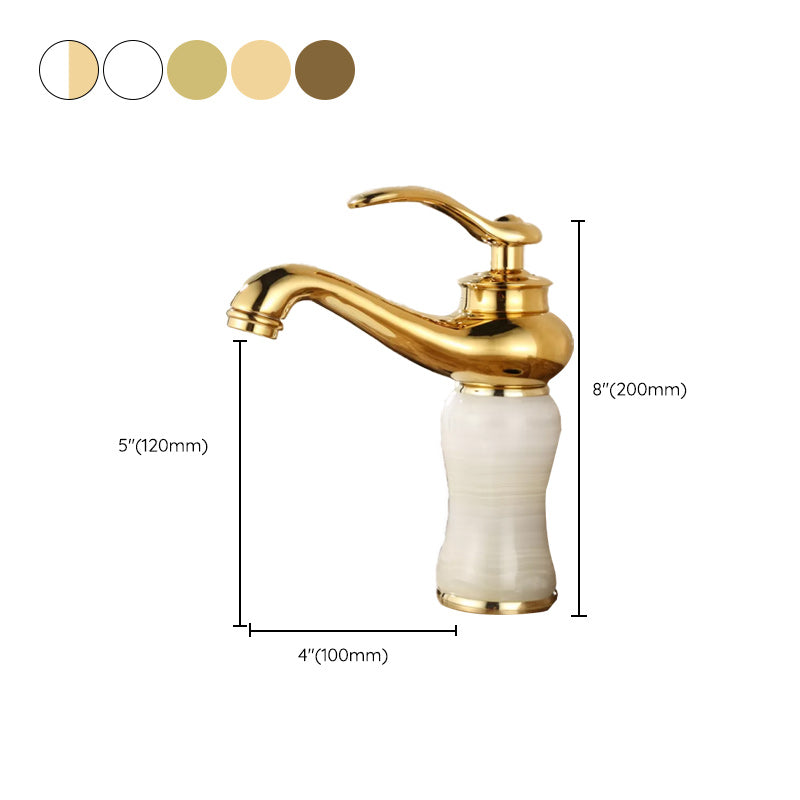 Lisslune | Luxury Vessel Faucet Lever Handle Low Arc Vessel Sink Bathroom Faucet
