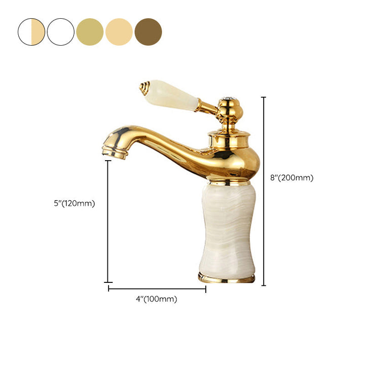 Lisslune | Luxury Vessel Faucet Lever Handle Low Arc Vessel Sink Bathroom Faucet