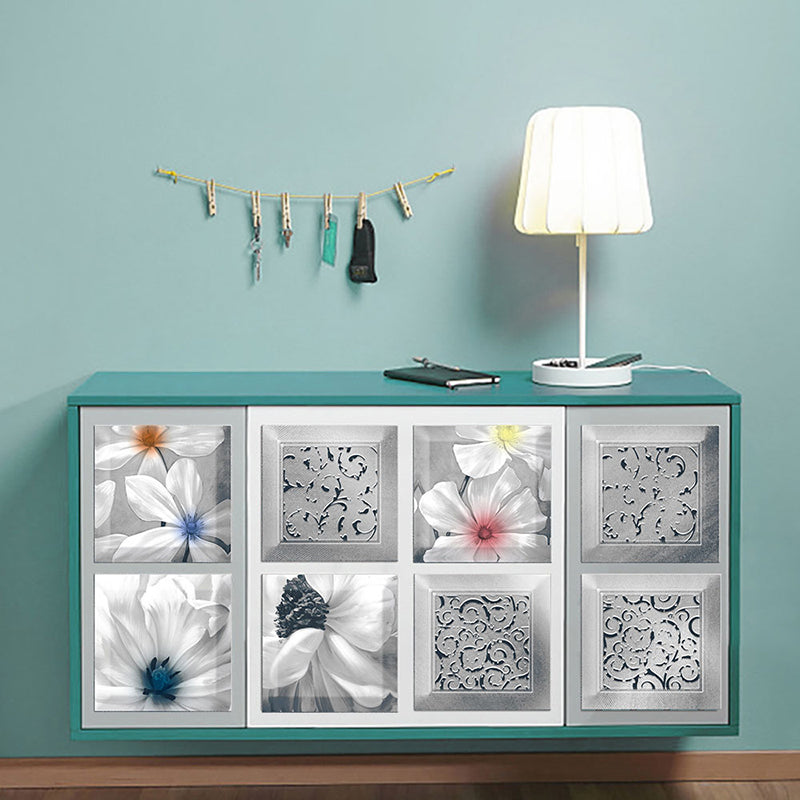 Lisslune | Plastic Peel and Stick Backsplash Tile Square Wallpaper with waterproof