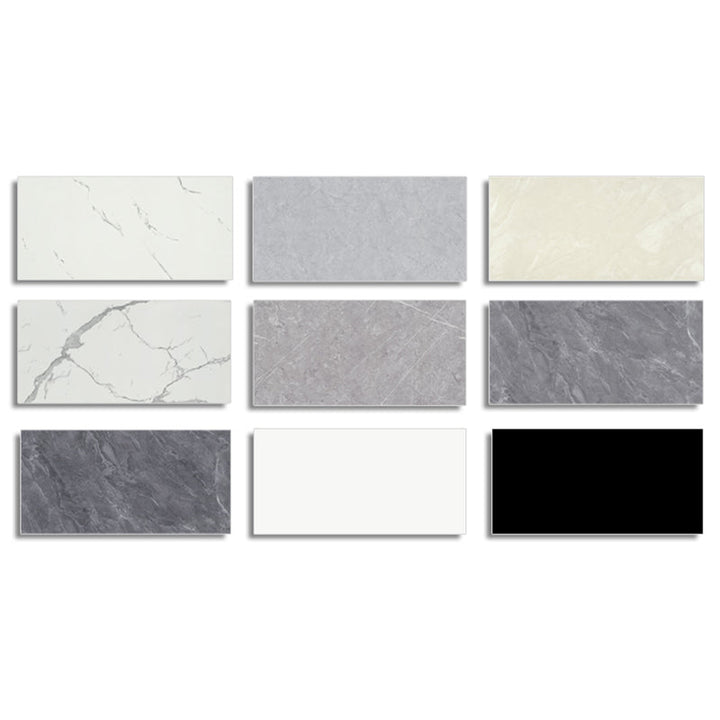 Lisslune | Plastic Peel & Stick Field Tile Rectangular Waterproof Single Tile