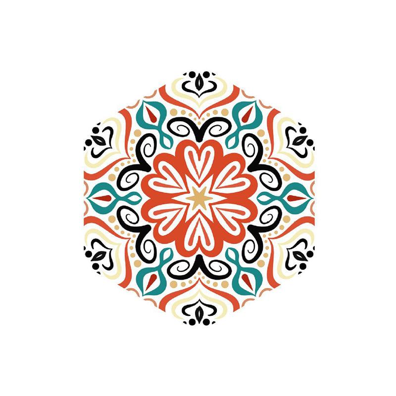Lisslune | Plastic Mosaic Tile Wallpaper Hexagonal for Stick and Remove Back Wall Tile