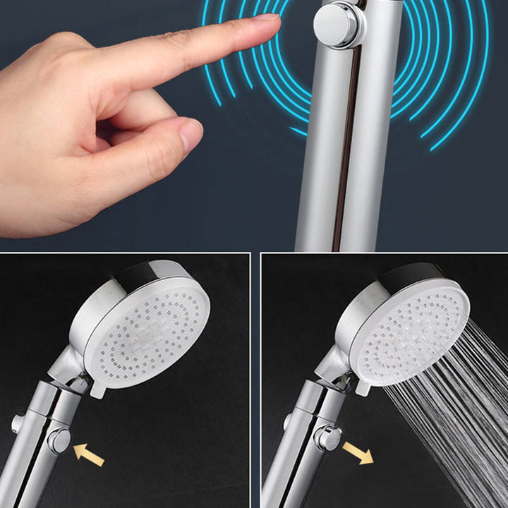 Lisslune | 3 Spray Shower Head Adjustable Spray Pattern Swivel Hand Shower Head