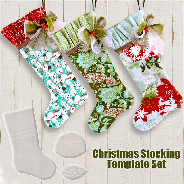 Lisslune | Handmade Christmas Stocking Template Set - (With Instructions)
