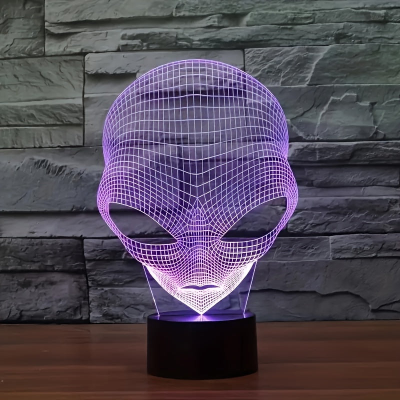 Lisslune | AstroLight – 3D-alien lamp with LED color lighting and touch control