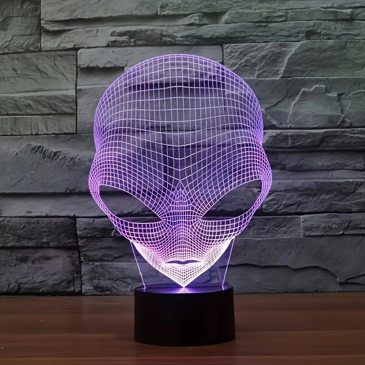 Lisslune | AstroLight – 3D-alien lamp with LED color lighting and touch control
