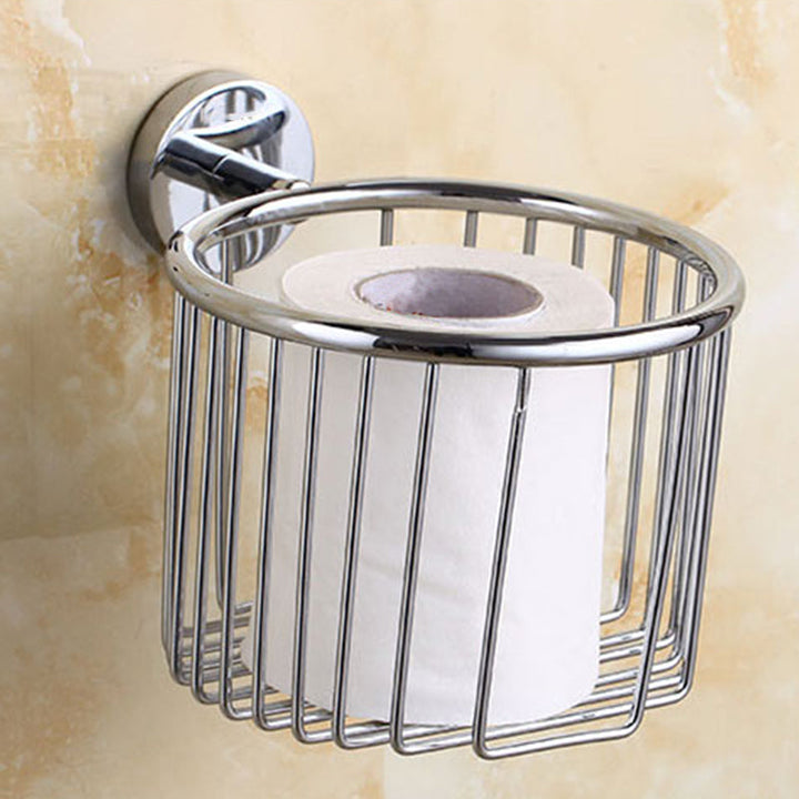 Lisslune | Modern Bathroom Accessory Set Stainless Steel Bathroom Rack Towel Holder Bathroom Accessory Set