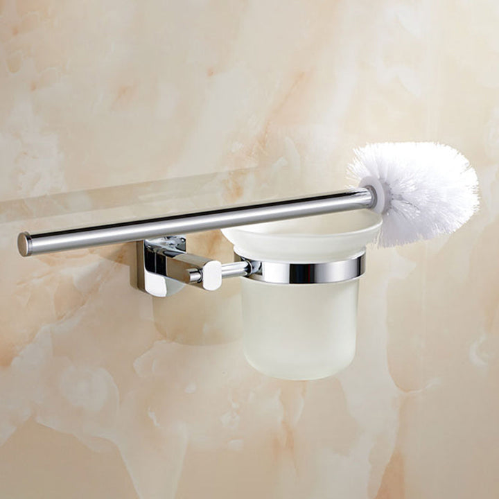 Lisslune | Modern bathroom accessory set Stainless steel bathroom shelf Towel holder Bathroom accessory set