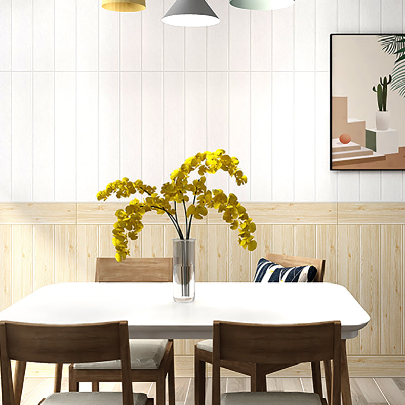 Lisslune | Wall paneling Vinyl Peel and Stick Smooth Waterproof Interior Wall Paneling