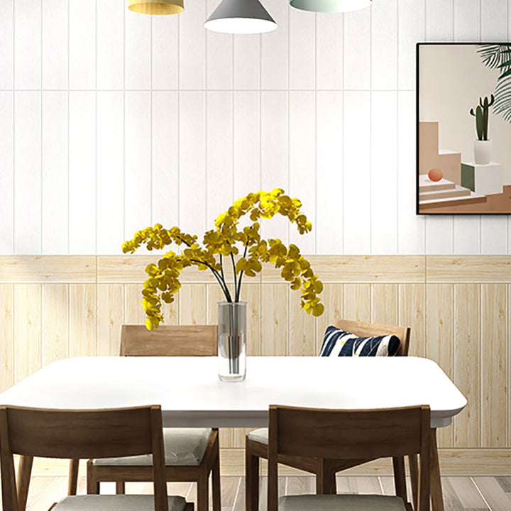 Lisslune | Wall paneling Vinyl Peel and Stick Smooth Waterproof Interior Wall Paneling