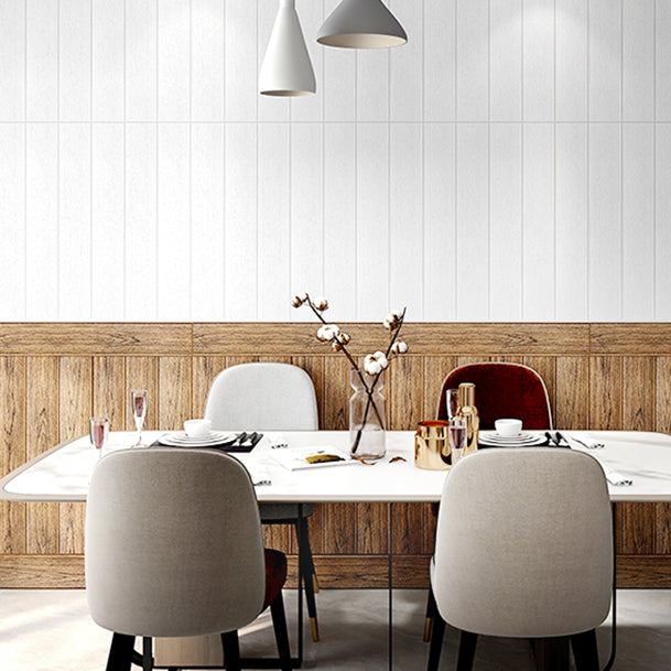 Lisslune | Wall paneling Vinyl Peel and Stick Smooth Waterproof Interior Wall Paneling