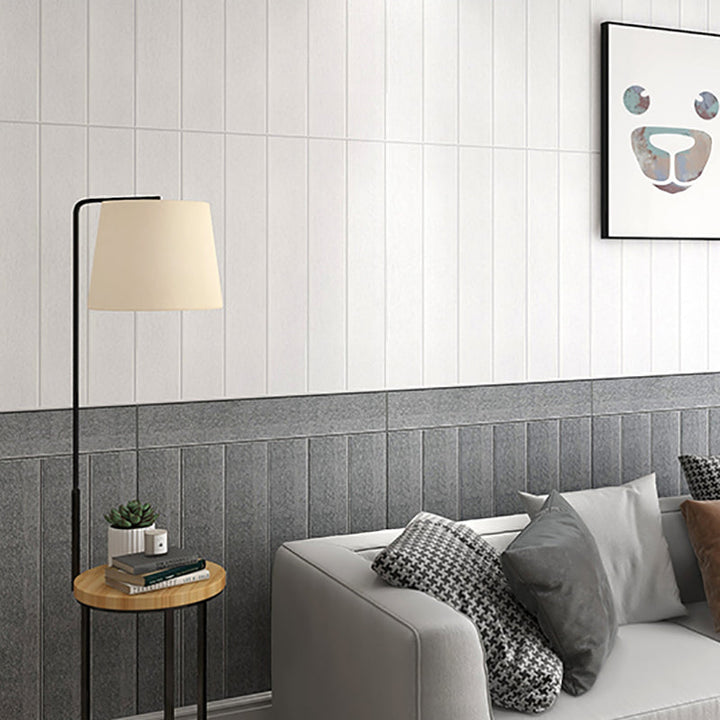 Lisslune | Wall paneling Vinyl Peel and Stick Smooth Waterproof Interior Wall Paneling