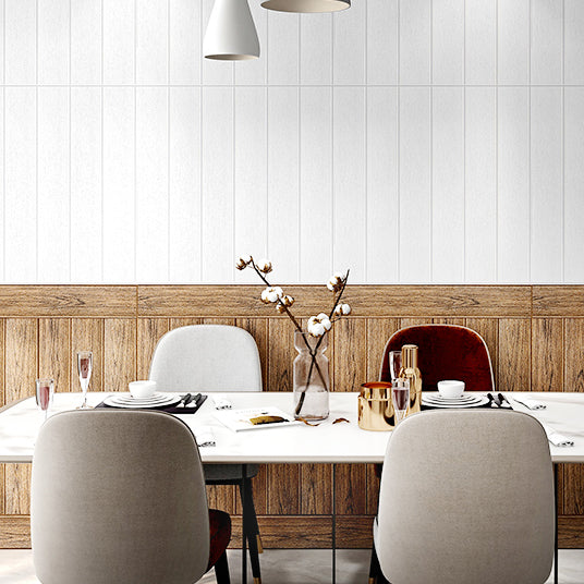 Lisslune | Wall paneling Vinyl Peel and Stick Smooth Waterproof Interior Wall Paneling