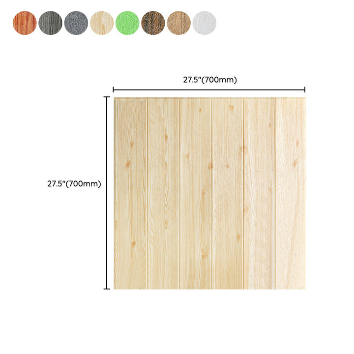 Lisslune | Wall paneling Vinyl Peel and Stick Smooth Waterproof Interior Wall Paneling