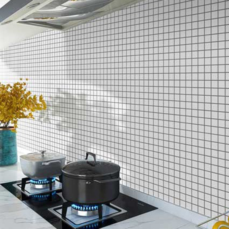 Lisslune | White subway tiles waterproof peel & stick tile for kitchen backsplash