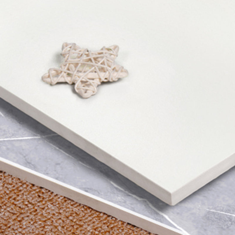 Lisslune | Rectangular Marble Peel & Stick Tile Stain Resistant Single Tile for Bathroom Backsplash