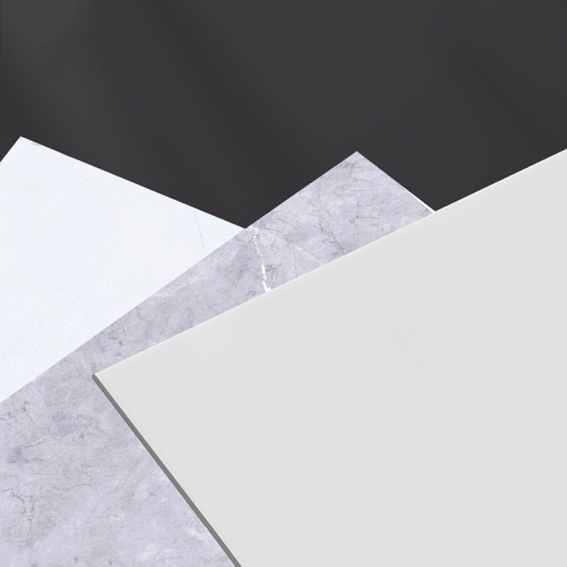 Lisslune | Rectangular Marble Peel & Stick Tile Stain Resistant Single Tile for Bathroom Backsplash