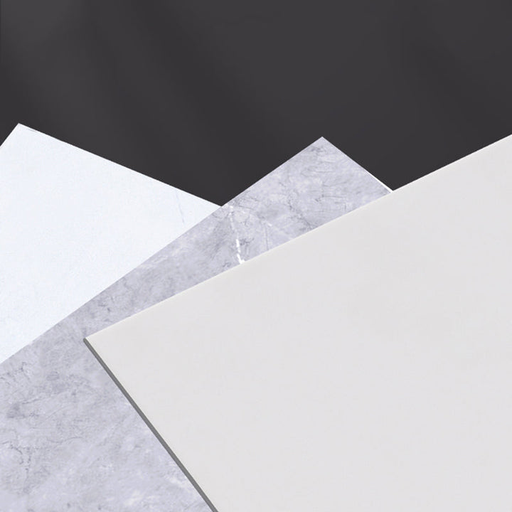 Lisslune | Rectangular Marble Peel & Stick Tile Stain Resistant Single Tile for Bathroom Backsplash