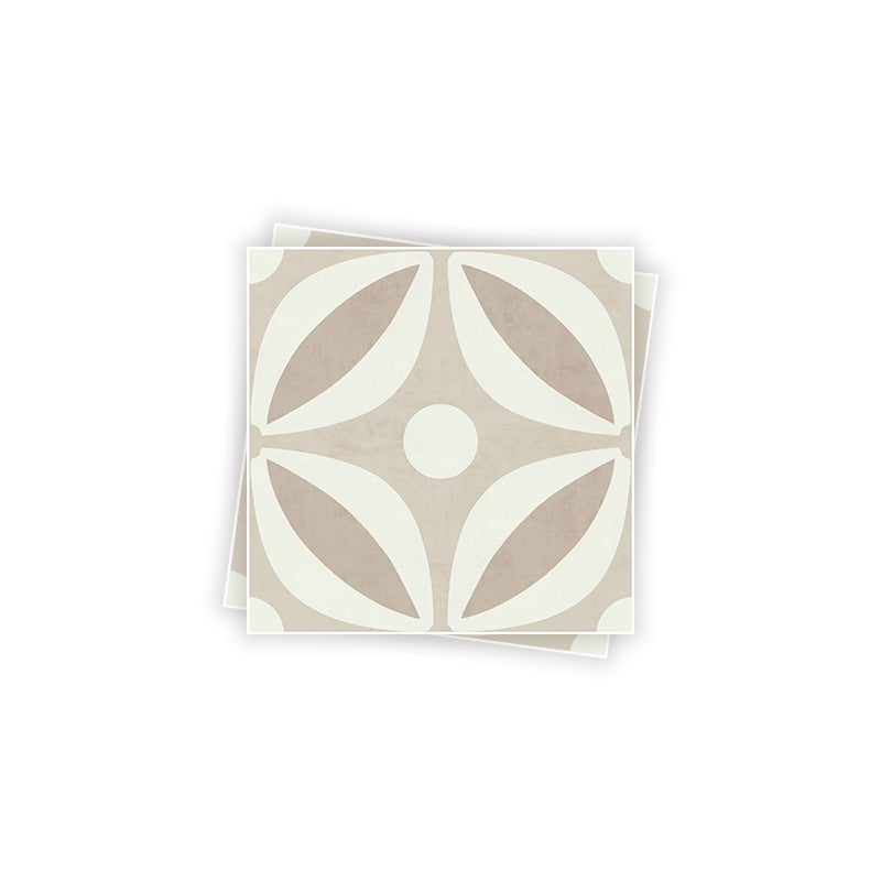 Lisslune | Square Stain-Resistant Peel & Stick Tile with Pattern Single Tile for Splash Wall