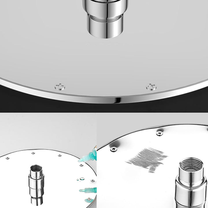 Lisslune | Solid square showerhead Standard spray pattern Large showerhead
