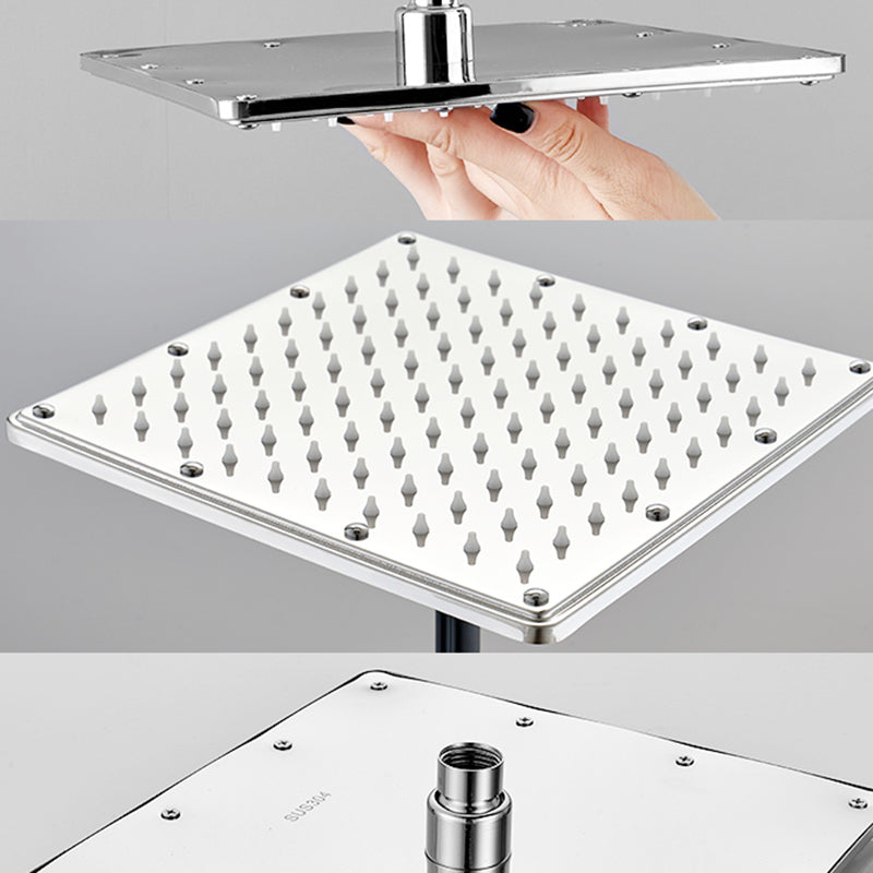 Lisslune | Solid square showerhead Standard spray pattern Large showerhead