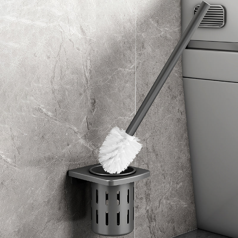 Lisslune | Modern Gray Bathroom Accessory Set Bathroom Shelf Towel Bar Bathroom Accessory Set