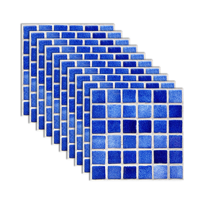 Lisslune | Square Peel and Stick Tile Grid Mosaic Tiles Interior Wallpaper