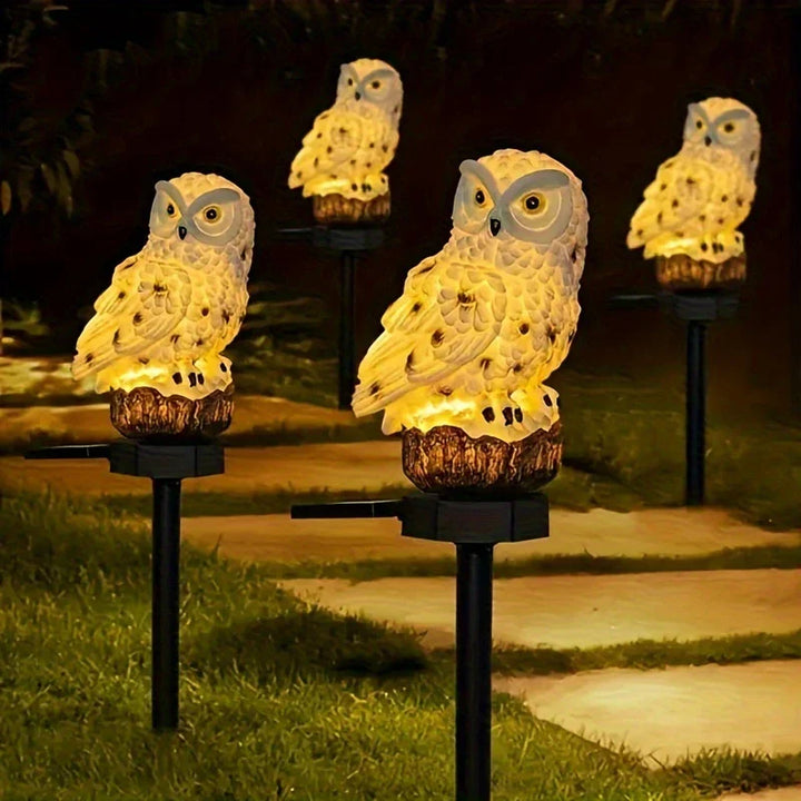Lisslune | Solar Garden Light Owl – LED Outdoor Light for Garden, Terrace and Balcony, weatherproof