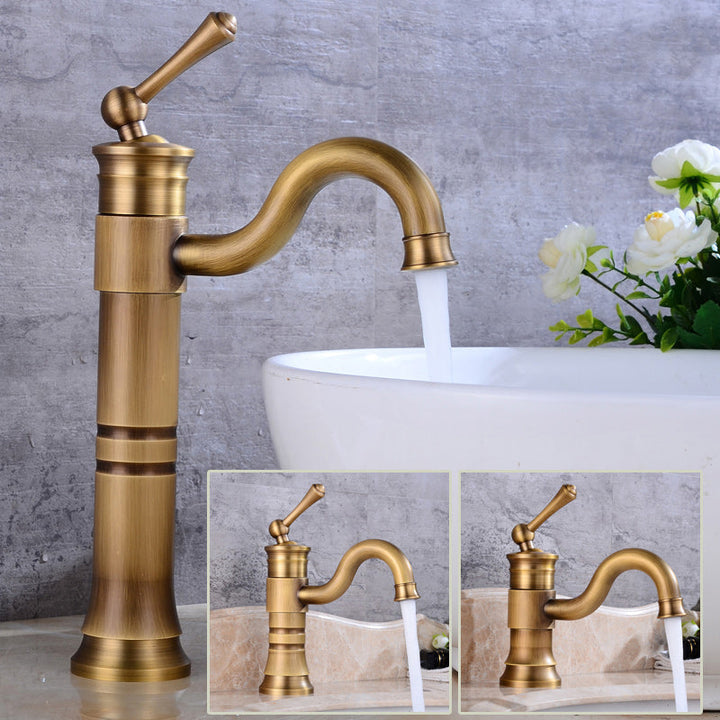 Lisslune | Classic basin tap with swivel spout, single lever basin mixer