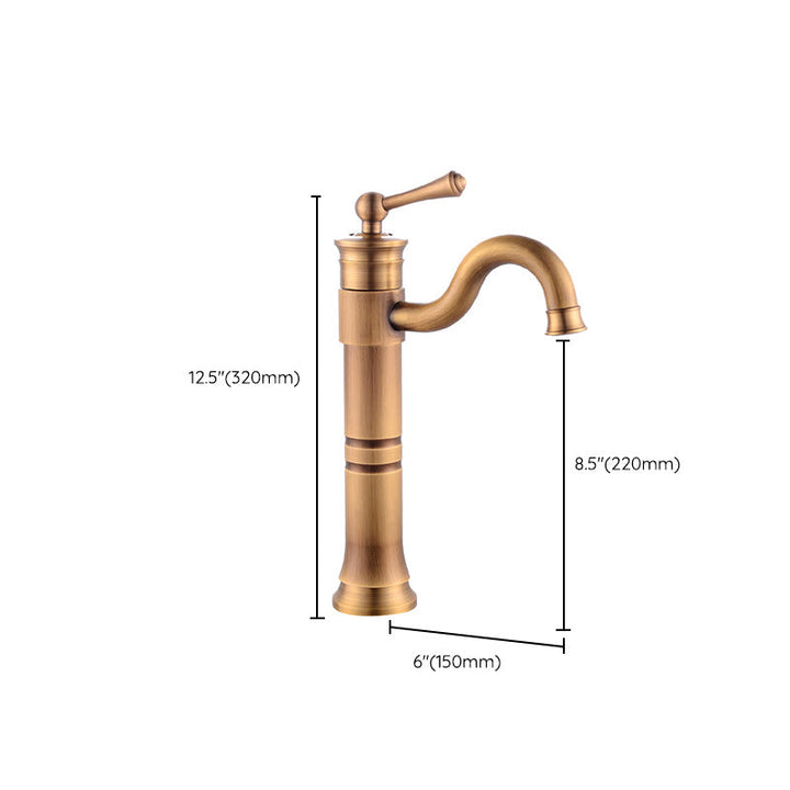 Lisslune | Classic basin tap with swivel spout, single lever basin mixer