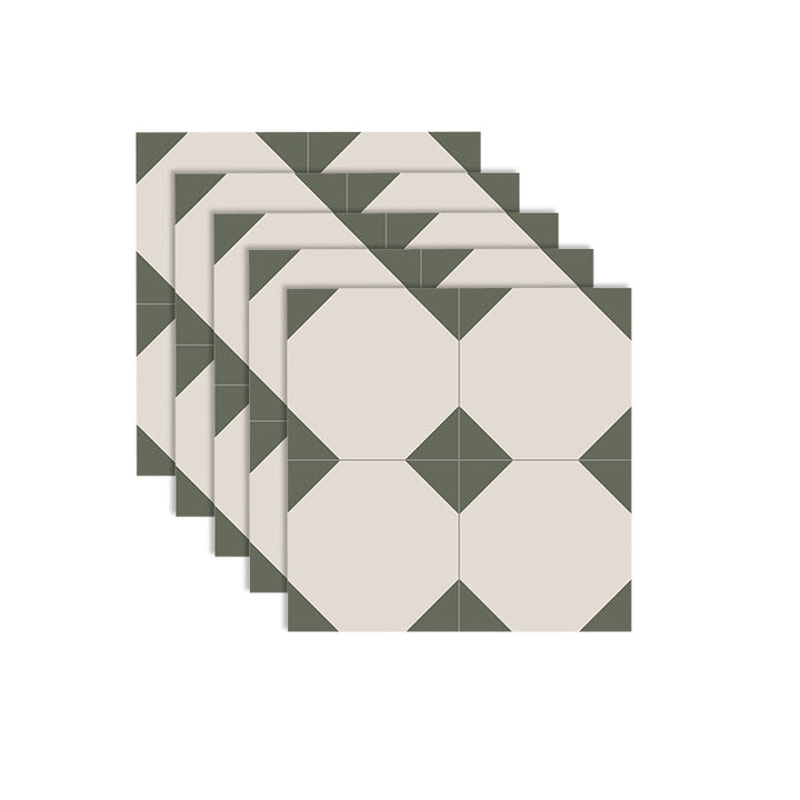 Lisslune | Square Peel & Stick Tile with Pattern Waterproof Tile for Splash Guard Wall