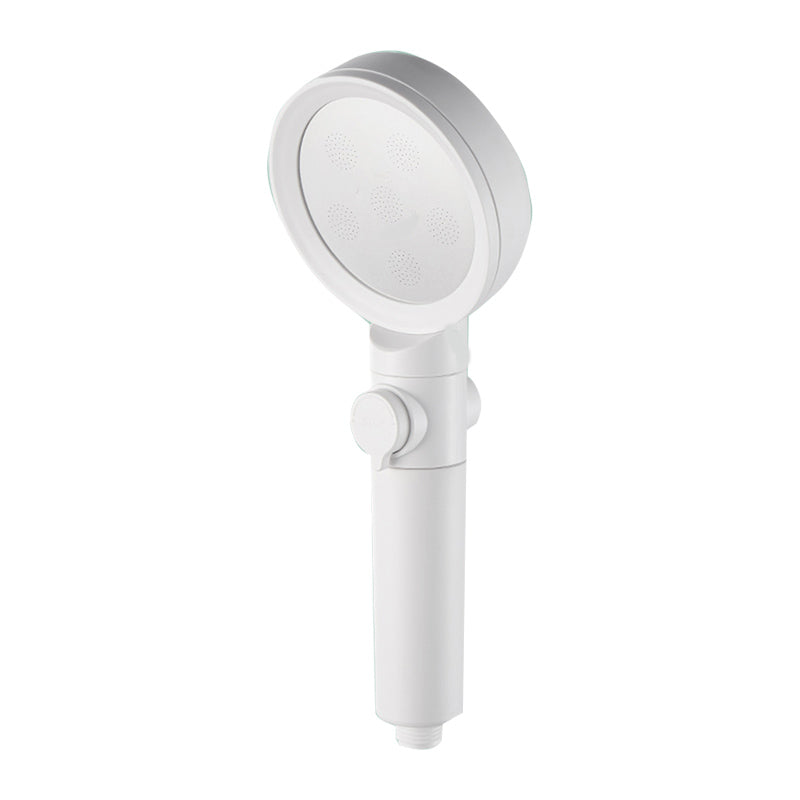 Lisslune | Hand Shower Adjustable Spray Pattern White Round Shower Head