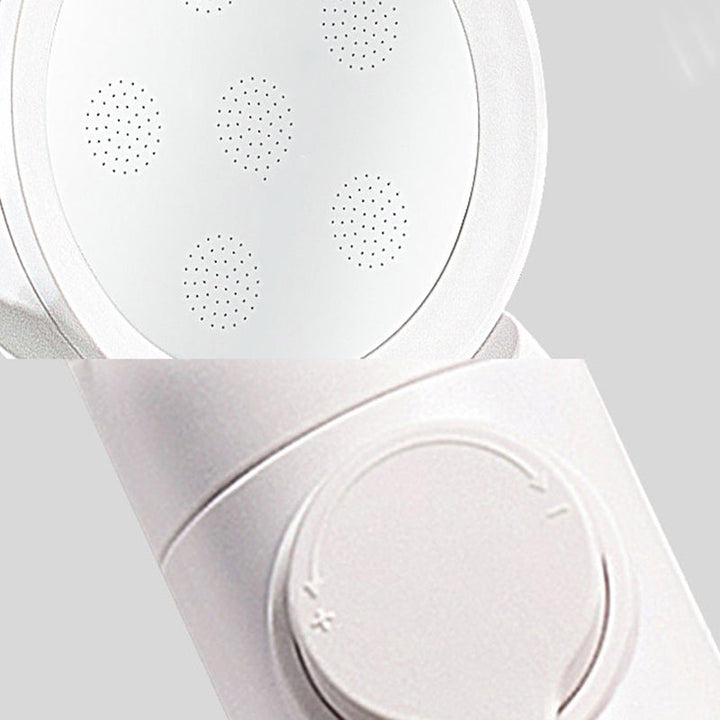 Lisslune | Hand Shower Adjustable Spray Pattern White Round Shower Head