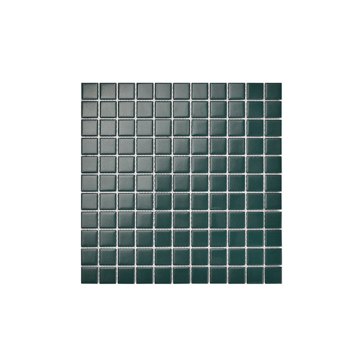 Lisslune | Square Mosaic Peel & Stick Tile in Green Water-resistant Mosaic Tile