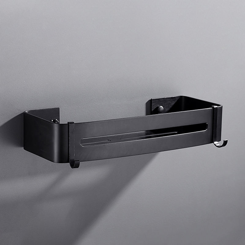 Lisslune | Matt Black Modern Bathroom Accessory Set, Set of 3, Bathroom Shelf