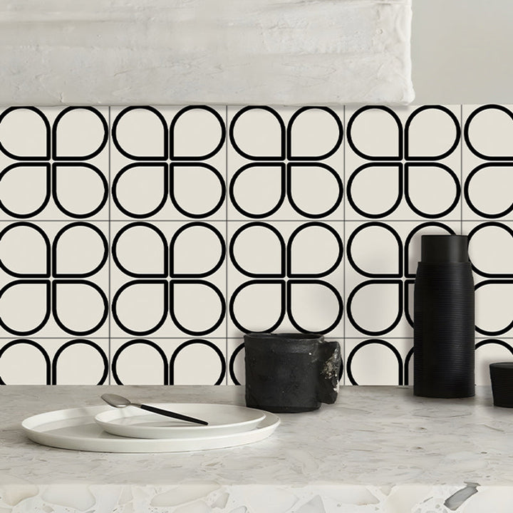 Lisslune | Sample print Peel & Stick tile square waterproof single tile