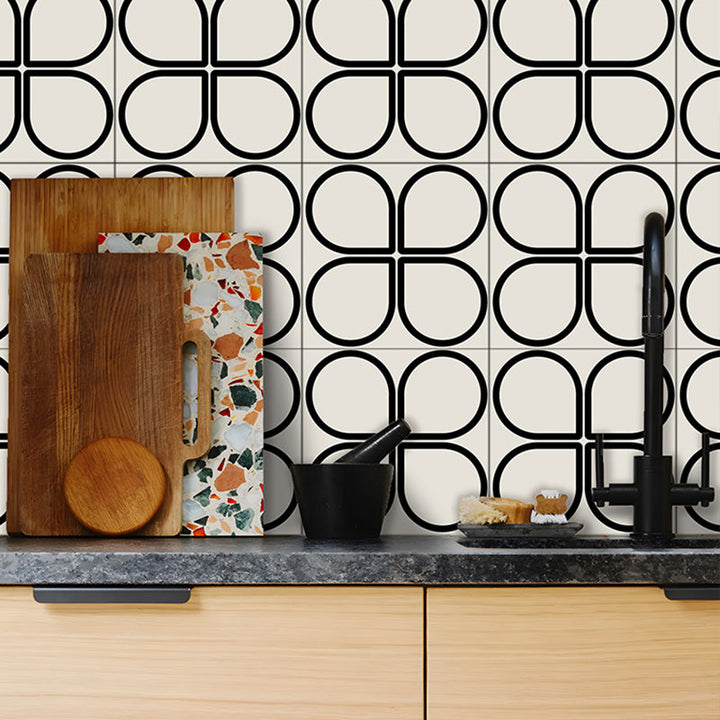 Lisslune | Sample print Peel & Stick tile square waterproof single tile