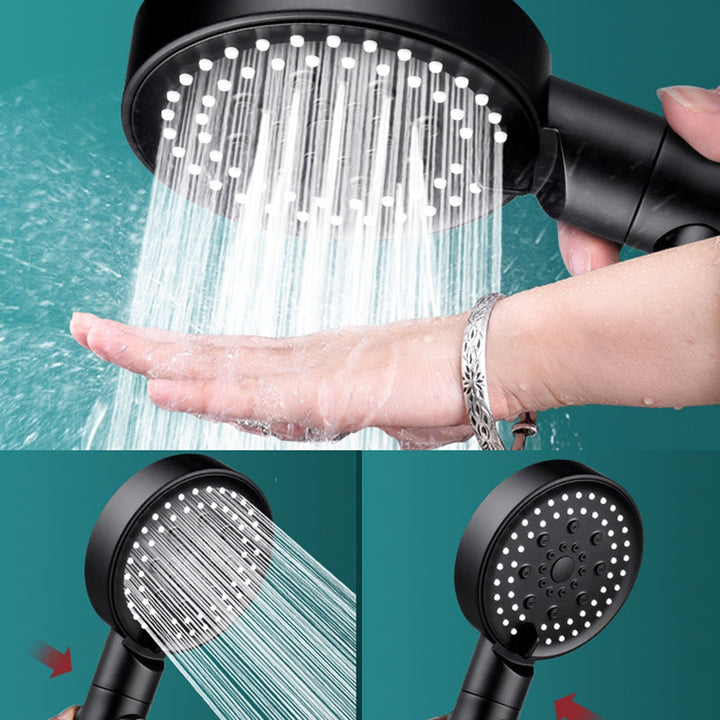 Lisslune | Modern Shower Head 6 Settings Adjustable Spray Pattern Handheld Shower Head