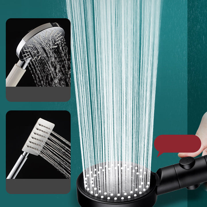 Lisslune | Modern Shower Head 6 Settings Adjustable Spray Pattern Handheld Shower Head