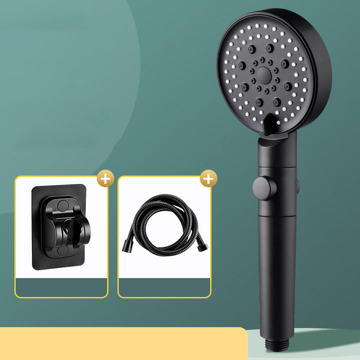 Lisslune | Modern Shower Head 6 Settings Adjustable Spray Pattern Handheld Shower Head