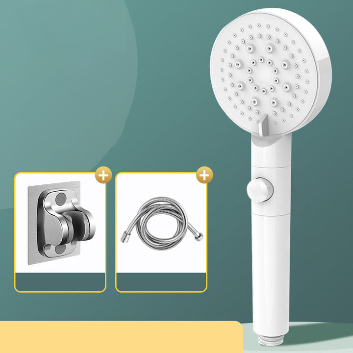 Lisslune | Modern Shower Head 6 Settings Adjustable Spray Pattern Handheld Shower Head