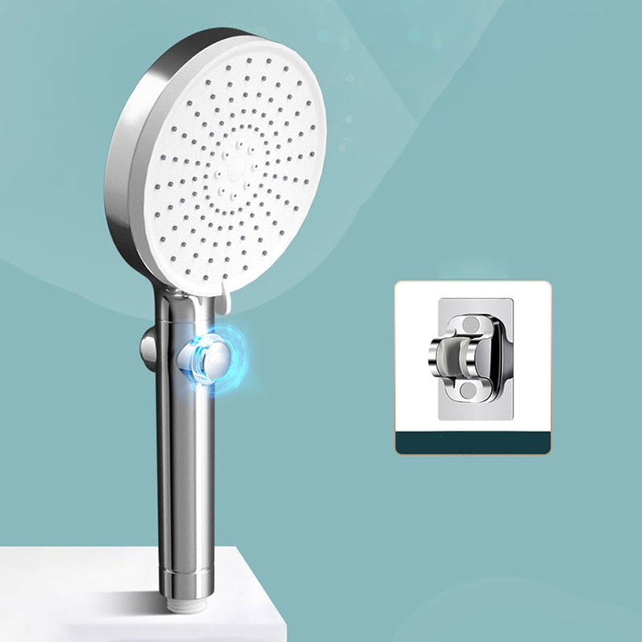 Lisslune | Modern Shower Head Handheld Plastic Round Self-Cleaning Shower Head