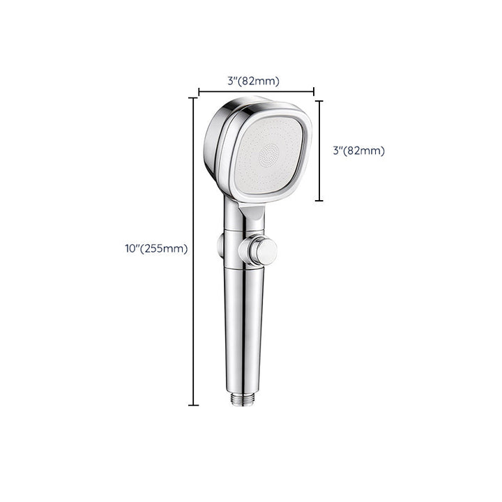 Lisslune | Shower Head Bathroom Square Controllable Brass Handheld Shower Head