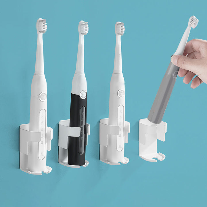 Lisslune | Modern Black/White 4-piece Bathroom Accessory Set, Toothbrush Holder