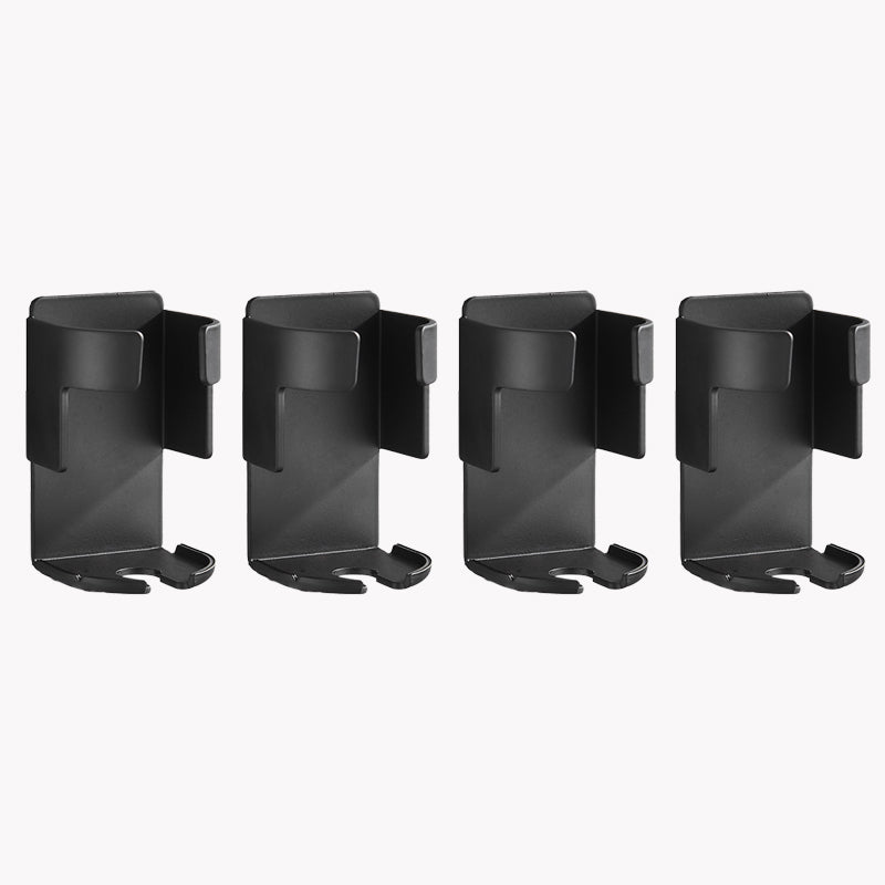 Lisslune | Modern Black/White 4-piece Bathroom Accessory Set, Toothbrush Holder